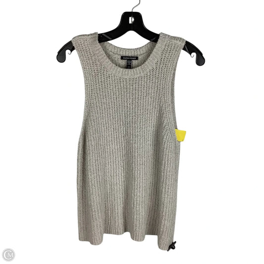 Top Sleeveless By Eileen Fisher In Cream, Size: L