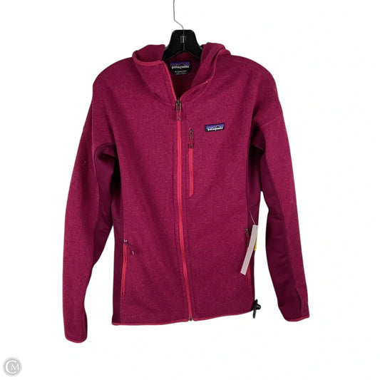 Jacket Fleece By Patagonia In Pink, Size: M