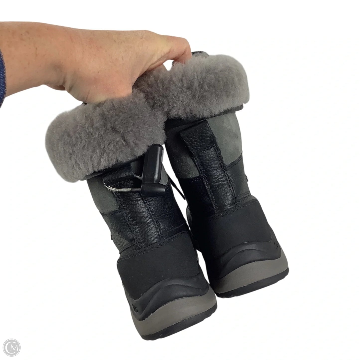 Boots Designer By Ugg In Black, Size: 7.5