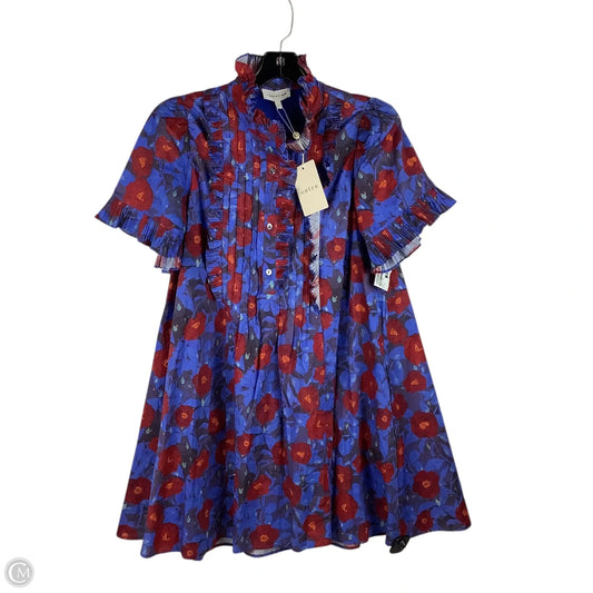 Dress Party Short By Entro In Blue & Red, Size: S