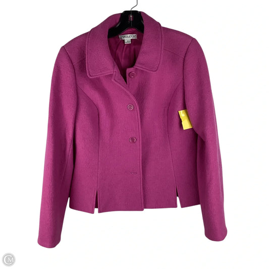 Blazer By Pendleton In Pink, Size: S, 100% merino wool