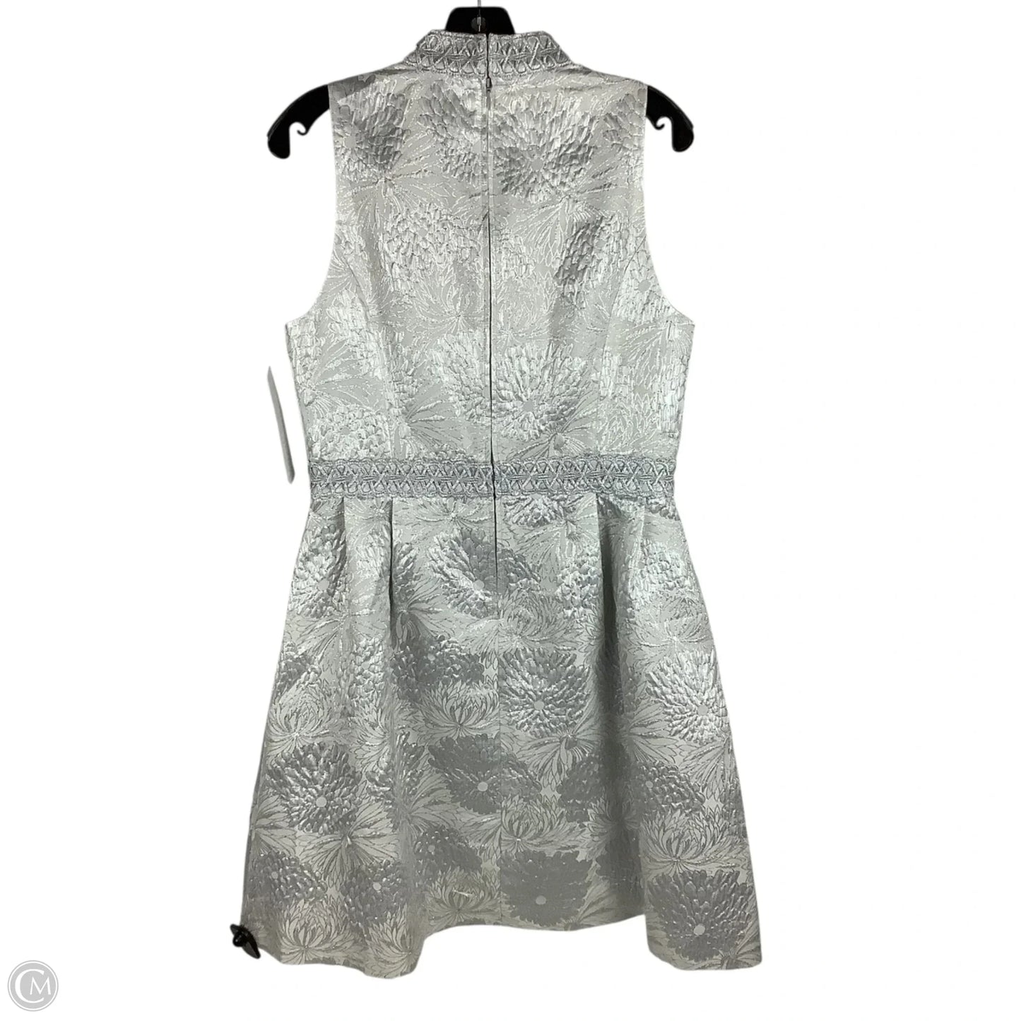 Dress Designer By Lilly Pulitzer In Silver, Size: 10