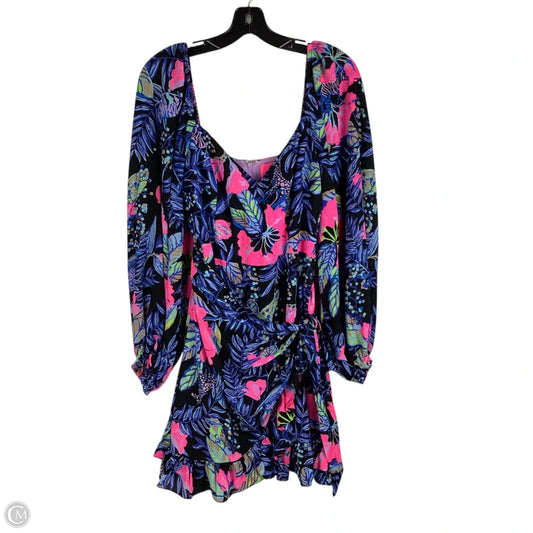 Dress Designer By Lilly Pulitzer In Pink & Purple, Size: 8