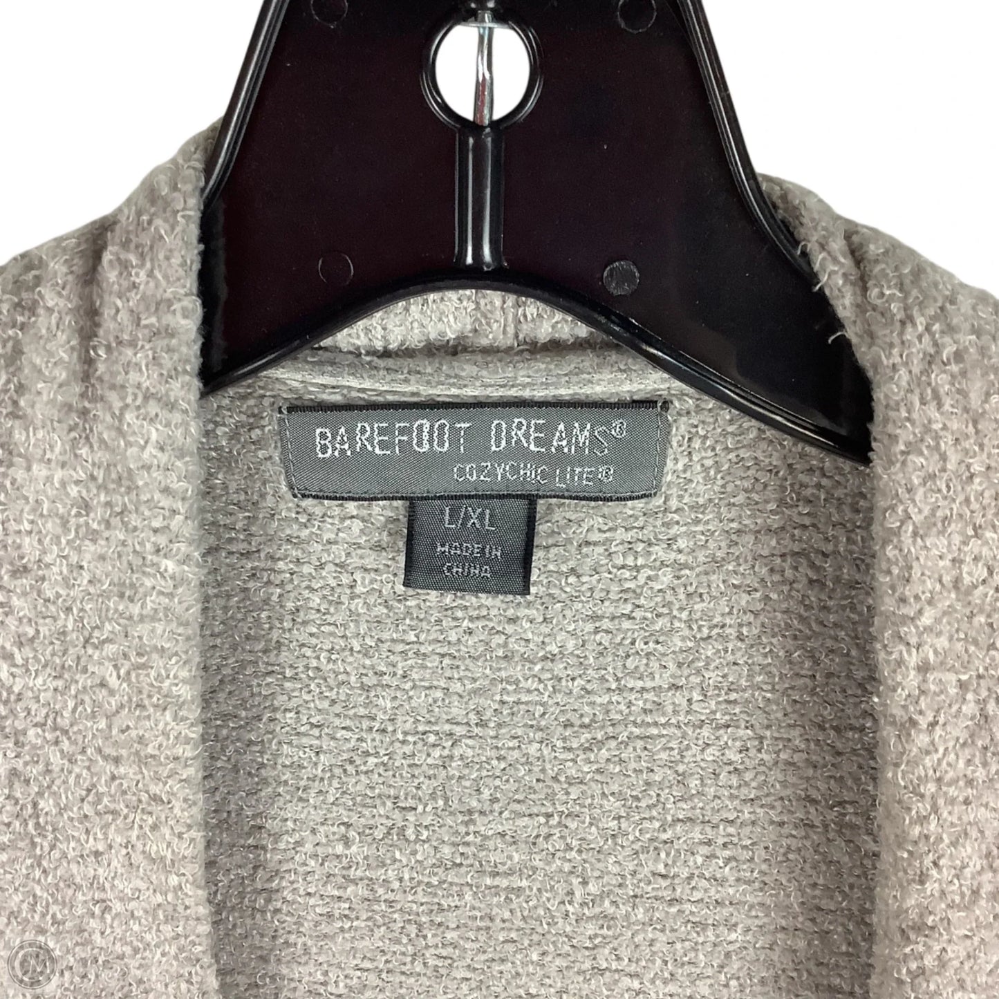 Sweater Cardigan By Barefoot Dreams In Taupe, Size: L/Xl