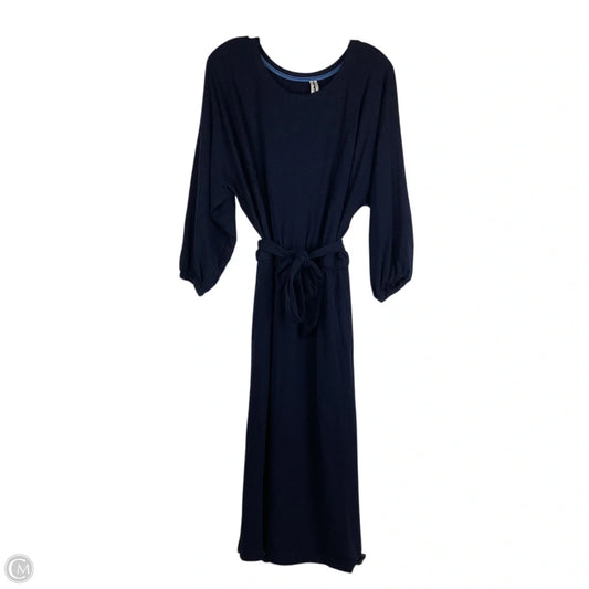 Dress Casual Midi By Anthropologie In Navy, Size: M