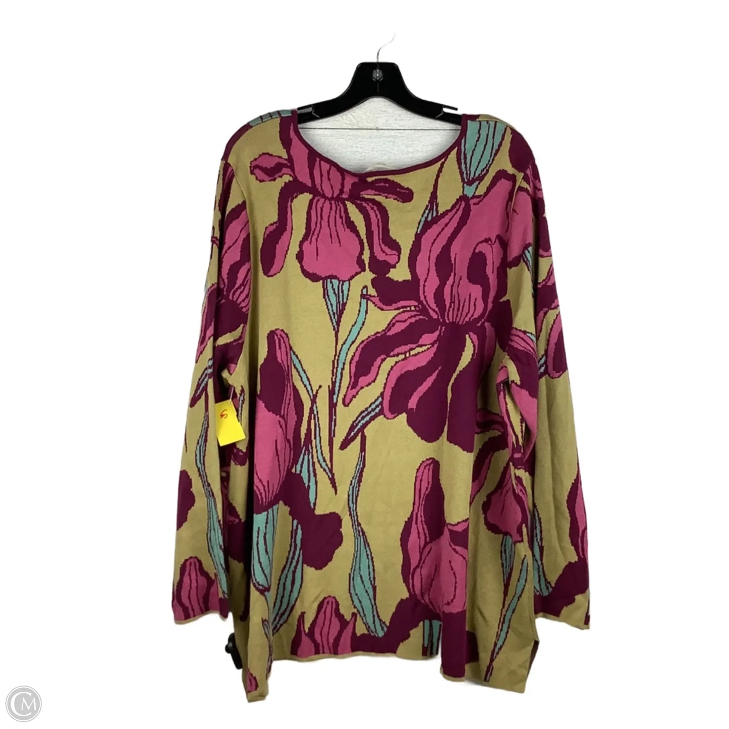 Sweater By Soft Surroundings In Purple, Size: 2x