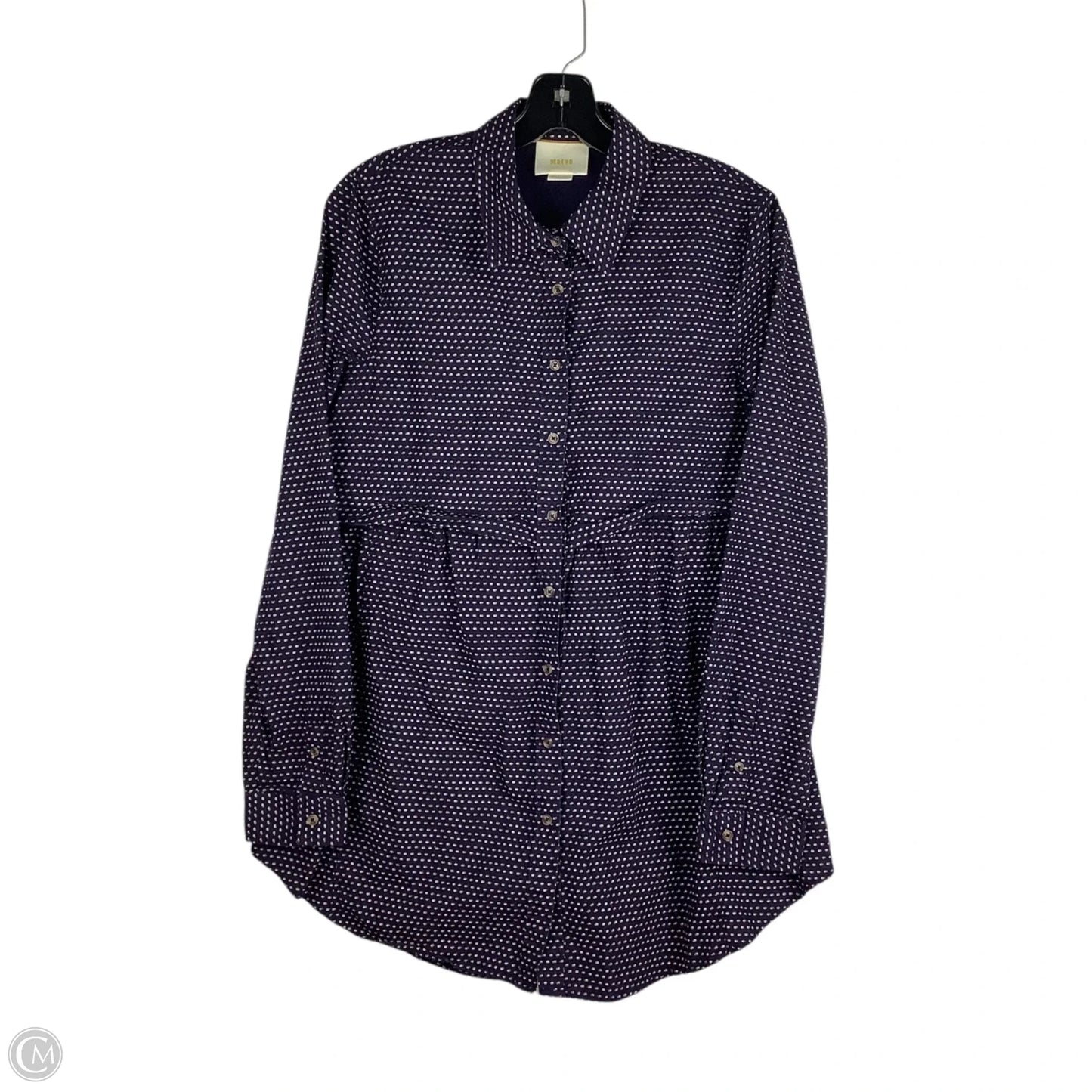 Top Long Sleeve By Maeve In Navy, Size: M