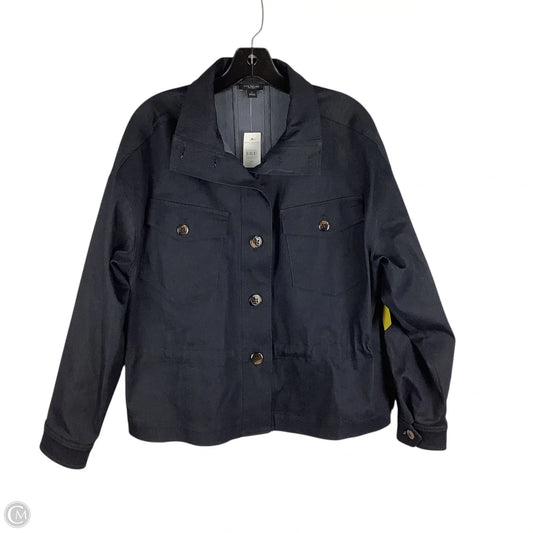 Jacket Denim By Ann Taylor In Blue Denim, Size: M