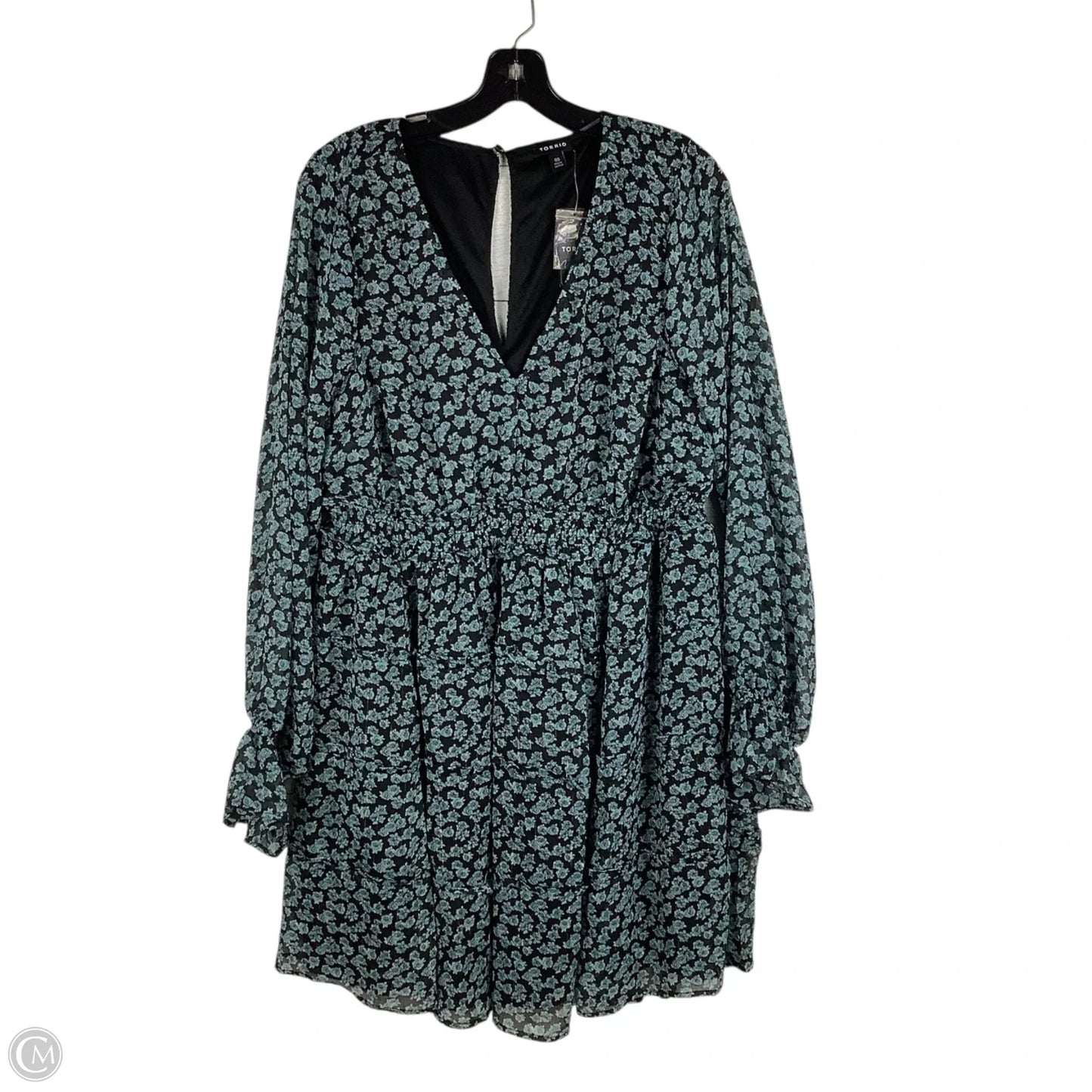 Dress Party Short By Torrid In Blue, Size: M/L (10)