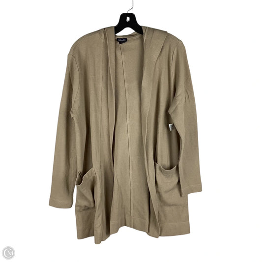 Sweater Cardigan By Splendid In Tan, Size: L