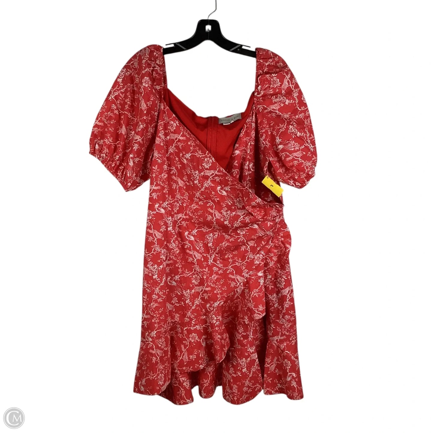 Dress Party Short By Sachin & Babi In Red, Size: 14