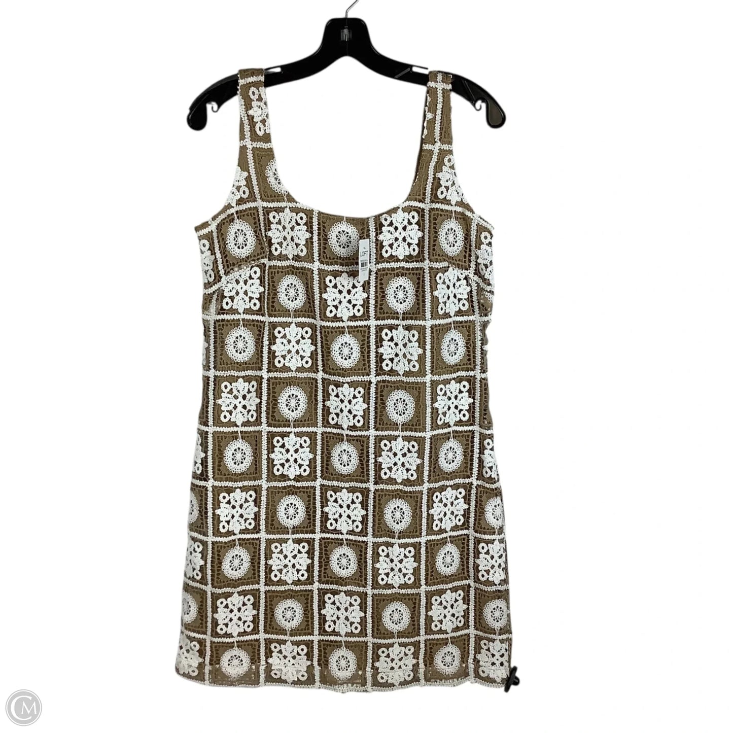 Dress Casual Short By Loft In Brown & White, Size: 2