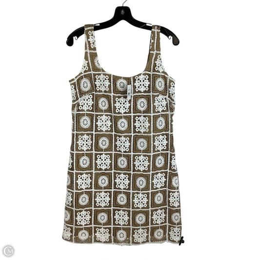 Dress Casual Short By Loft In Brown & White, Size: 2