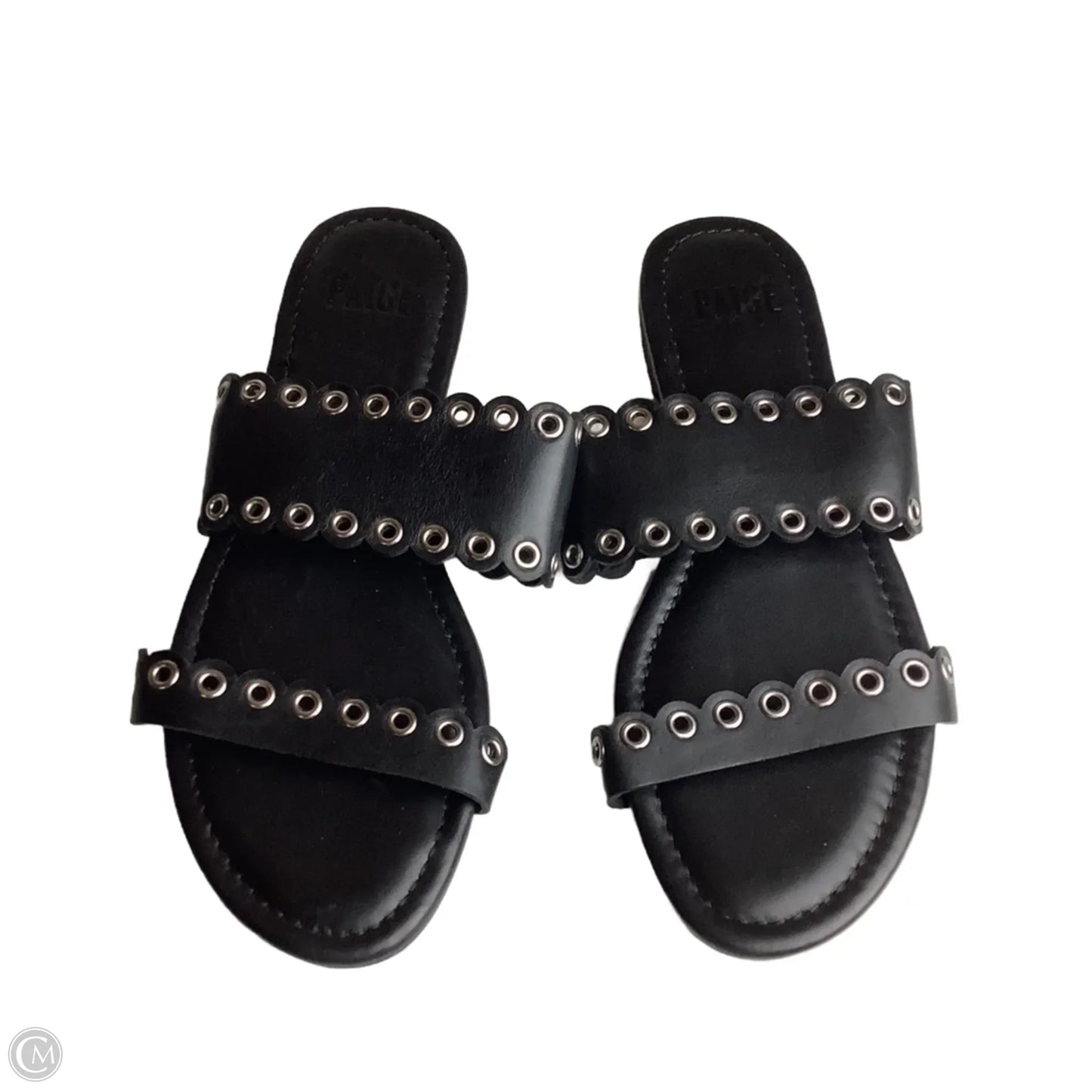 Sandals Flats By Paige In Black, Size: 6.5