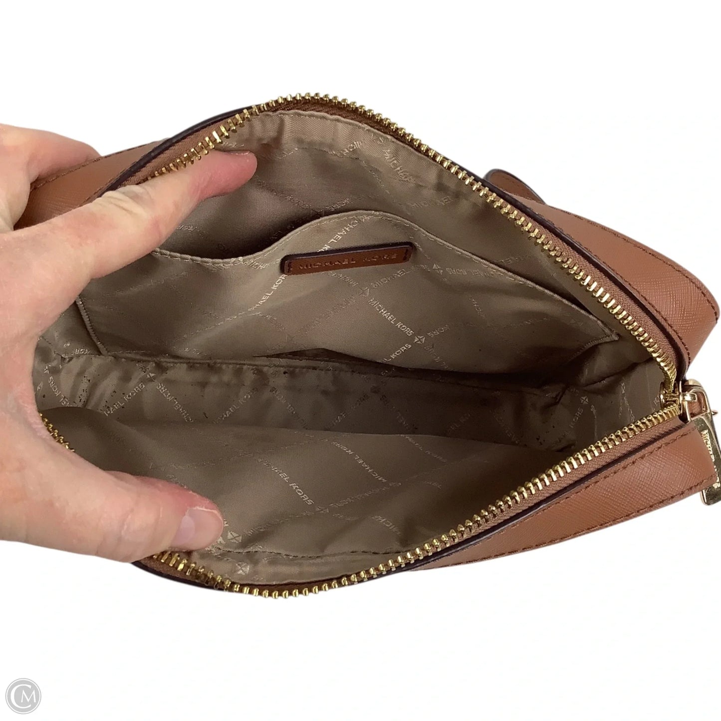 Crossbody Designer By Michael Kors, Size: Medium