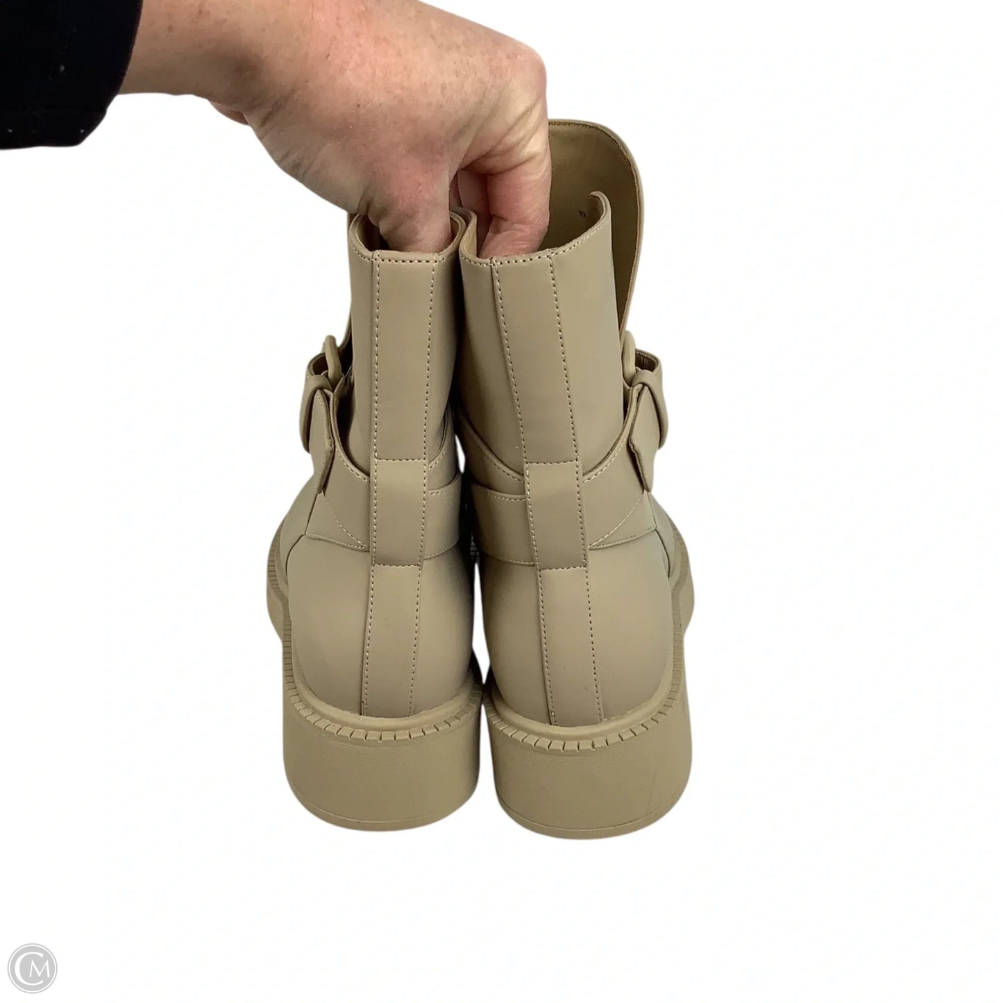 Boots Ankle Flats By Vince In Brown, Size: 8