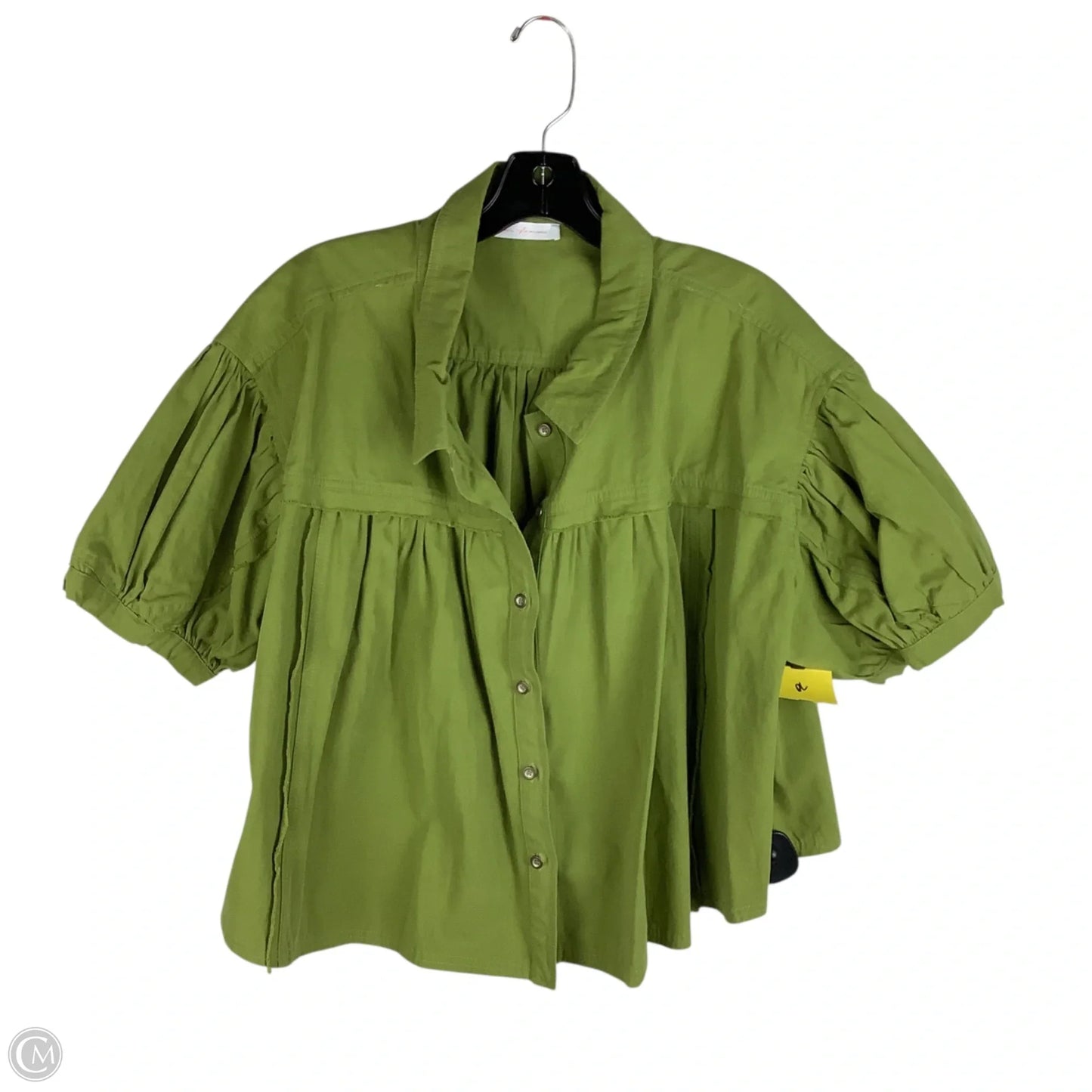 Top Short Sleeve By Ces Femme In Green, Size: L