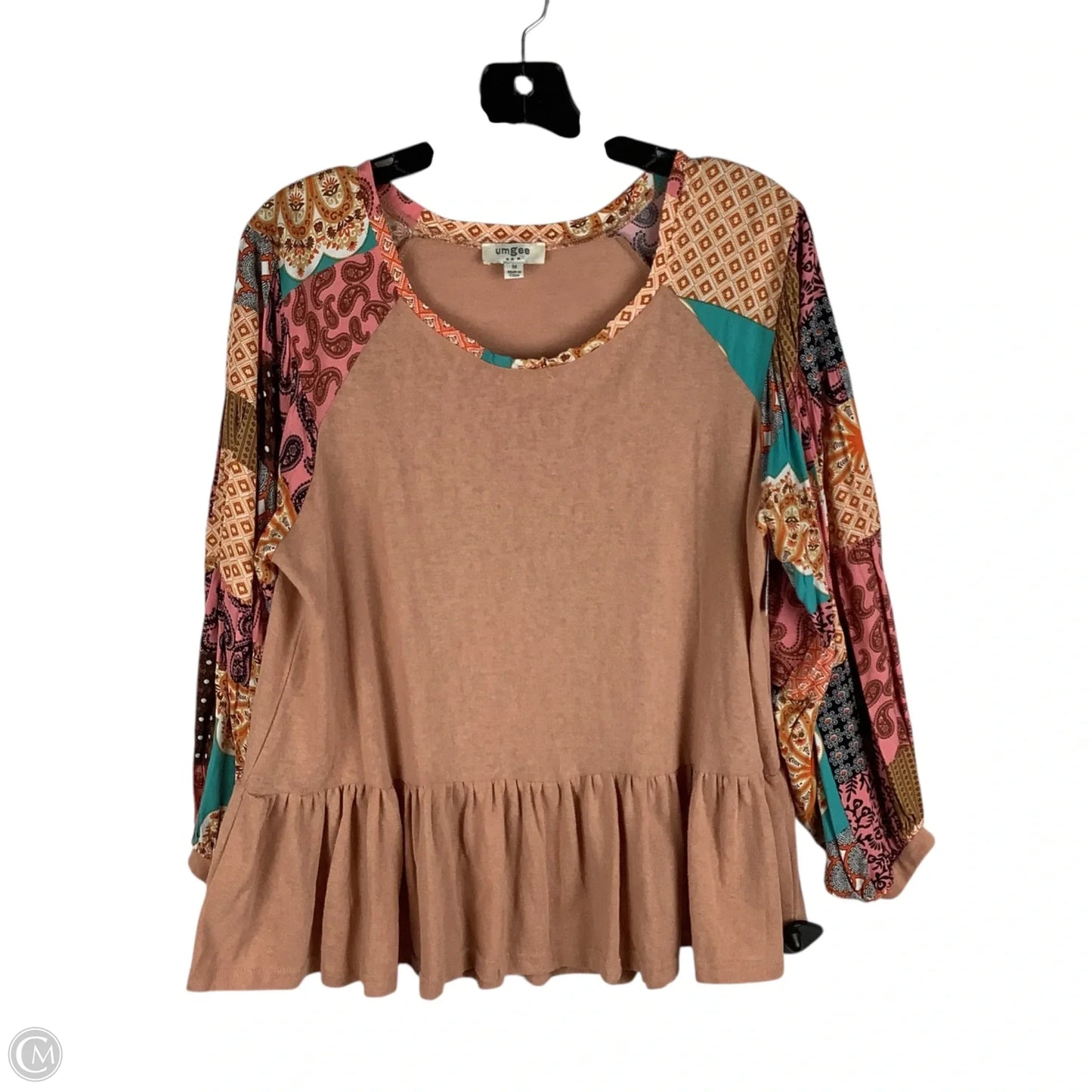 Top Long Sleeve By Umgee In Orange, Size: M