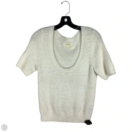 Sweater Short Sleeve By Maeve In Cream, Size: S
