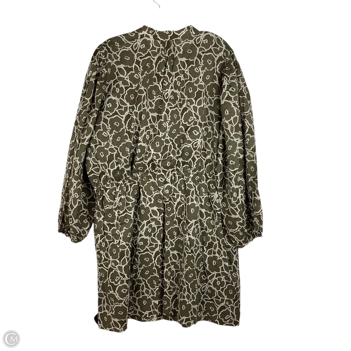 Dress Casual Midi By Banana Republic In Green, Size: Xl