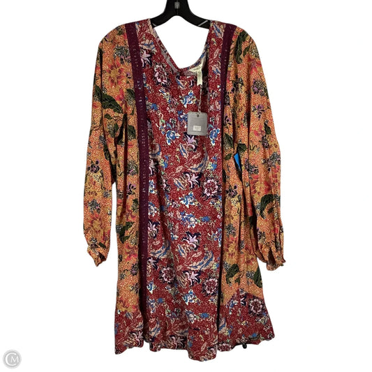 Dress Casual Midi By Matilda Jane In Purple, Size: Xxl