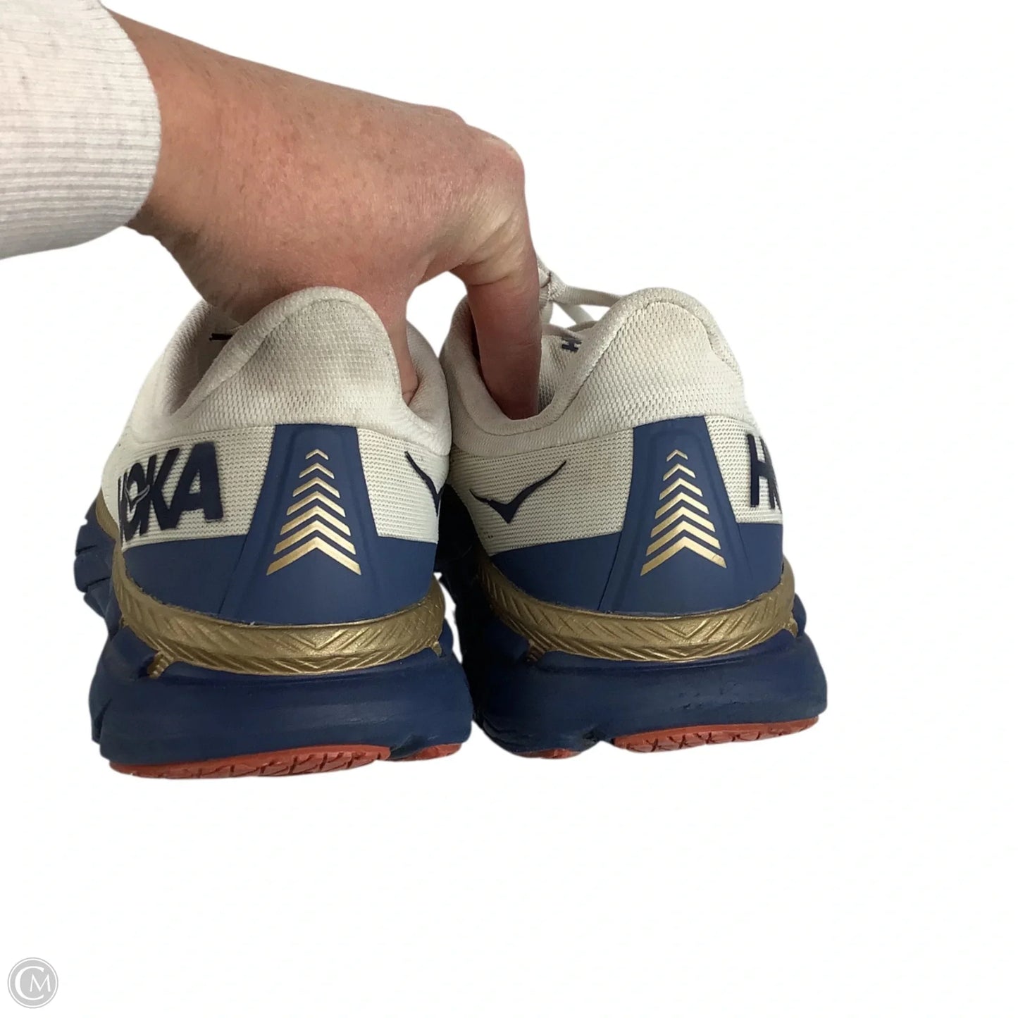 Shoes Athletic By Hoka In Cream, Size: 9.5