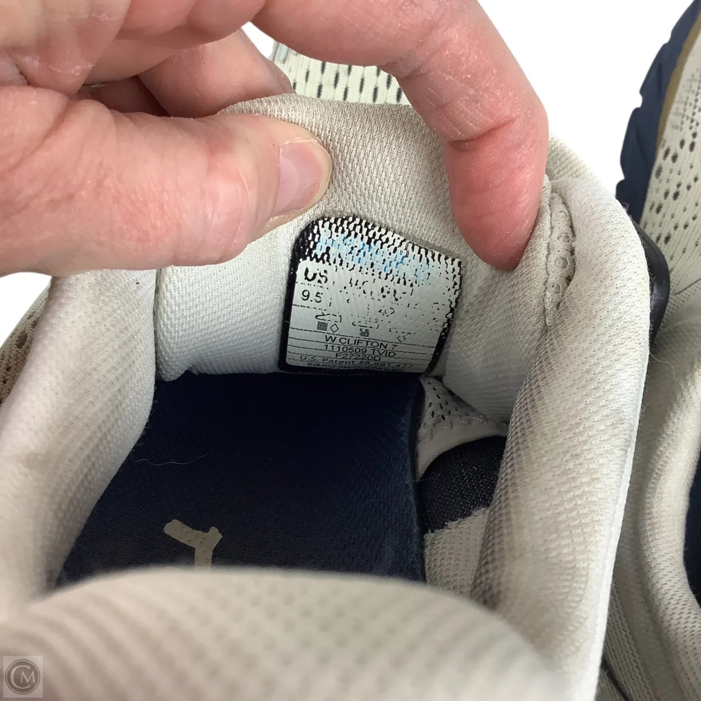 Shoes Athletic By Hoka In Cream, Size: 9.5