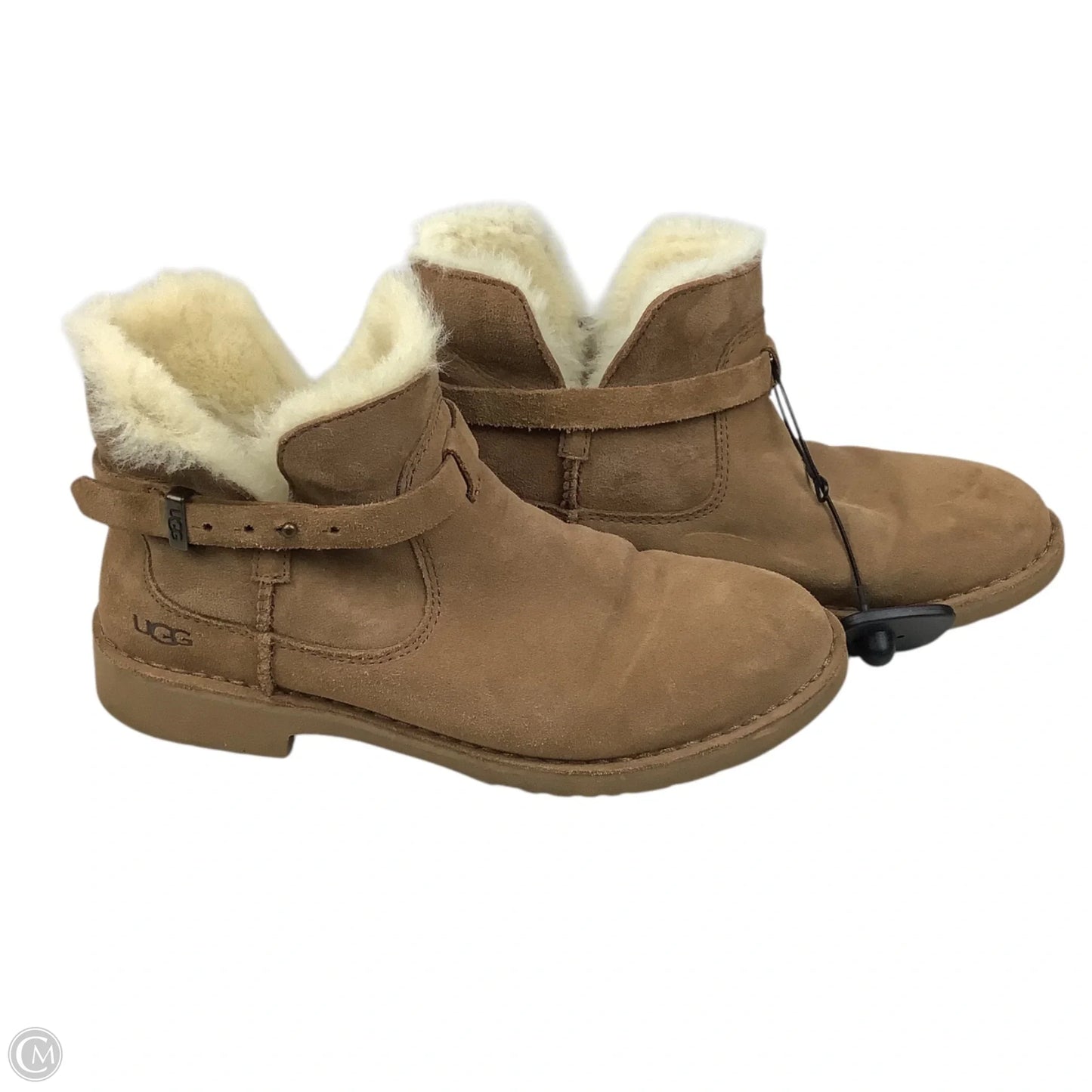 Boots Designer By Ugg In Brown, Size: 9