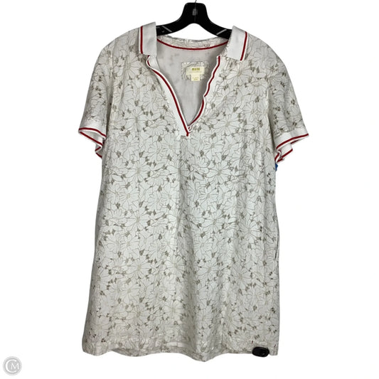 Dress Casual Short By Maeve In White, Size: Xl
