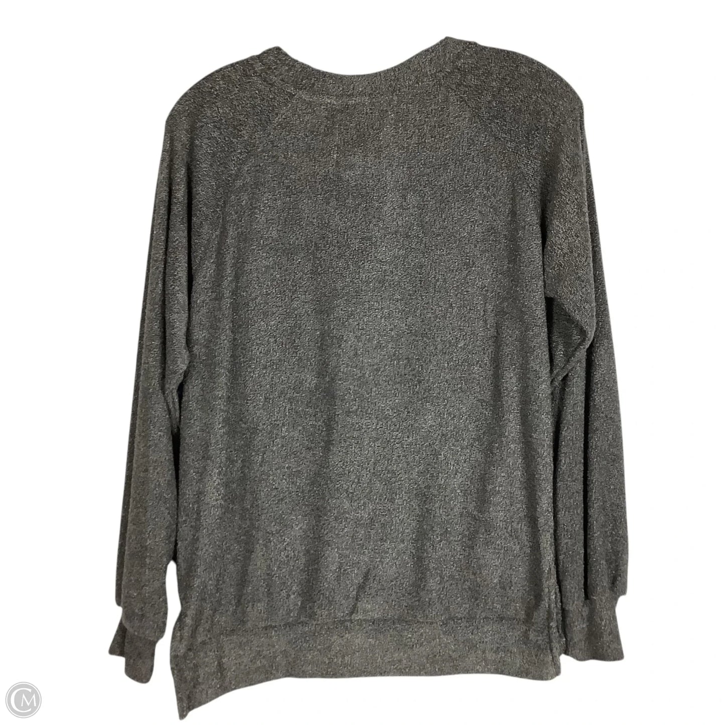 Top Long Sleeve By Simply Southern In Grey, Size: S