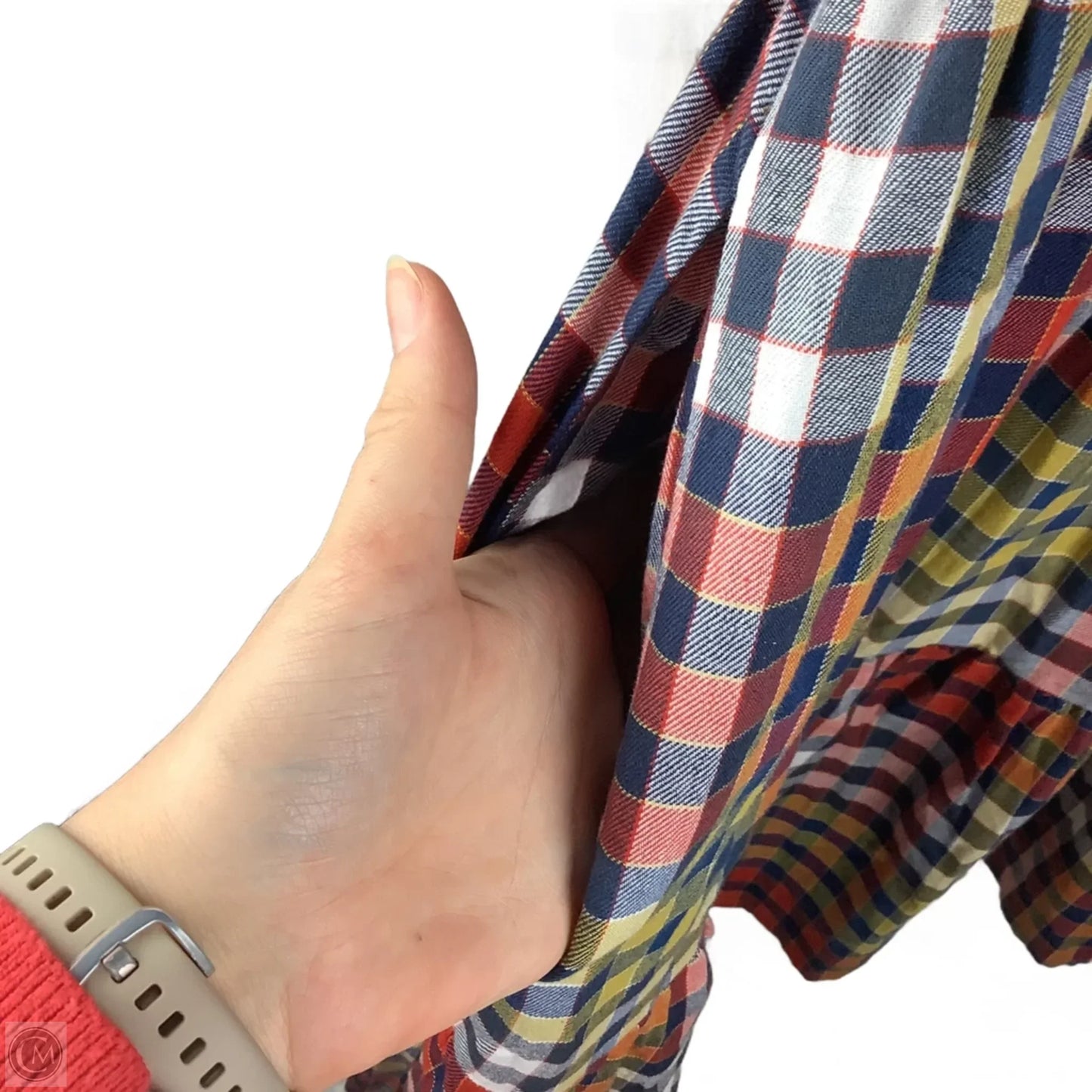 Dress Casual Midi By Jodifl In Plaid Pattern, Size: L