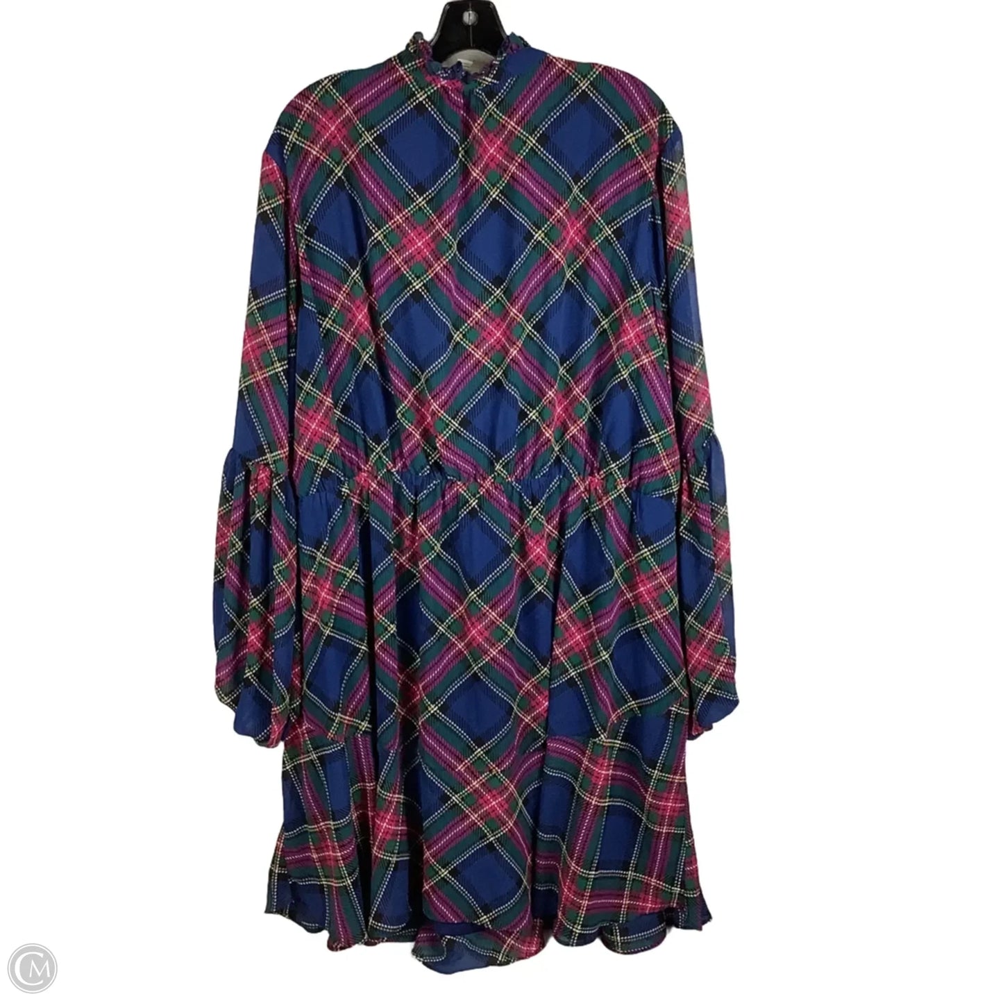 Dress Party Short By Cato In Plaid Pattern, Size: 4x (26/28)