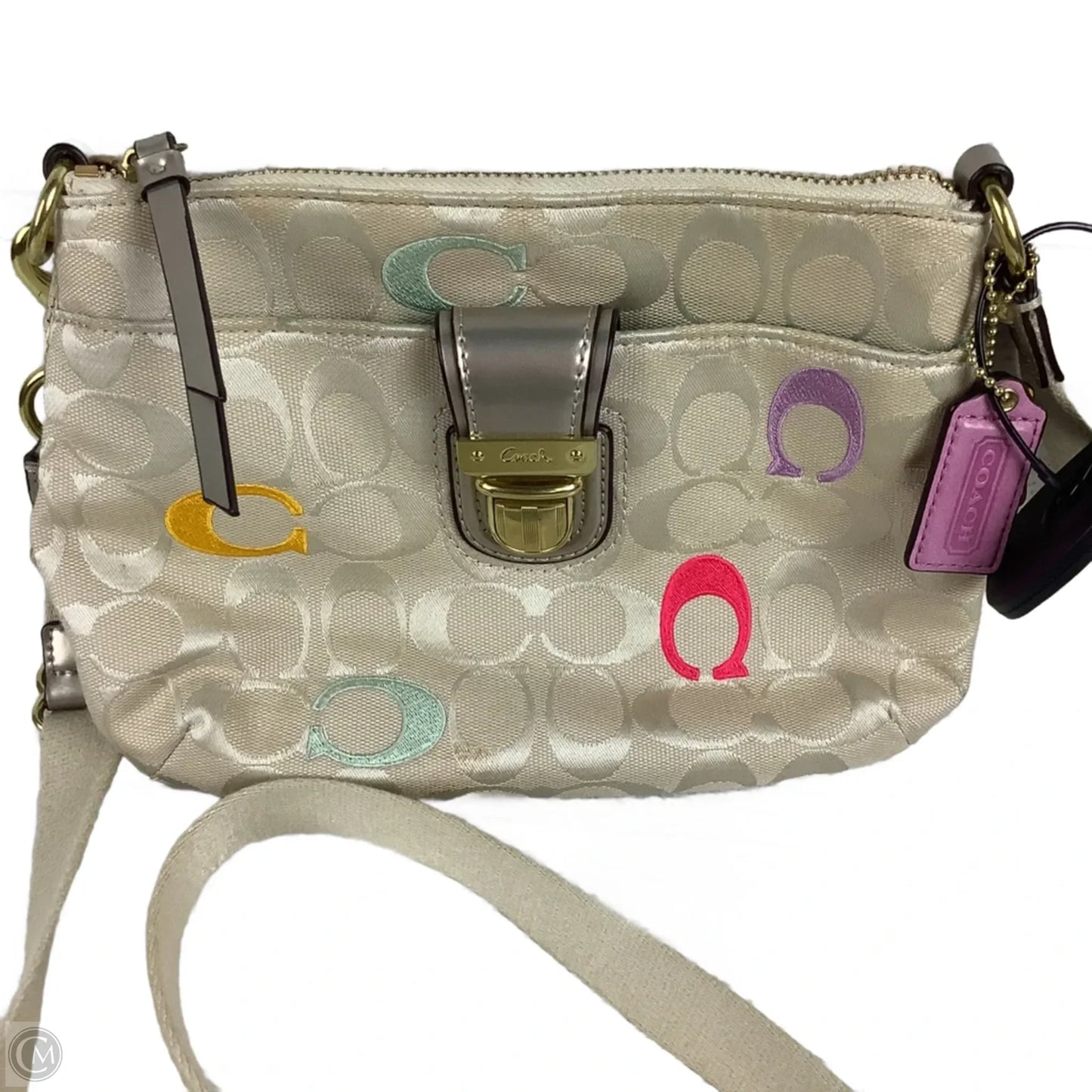 Crossbody Designer By Coach, Size: Small