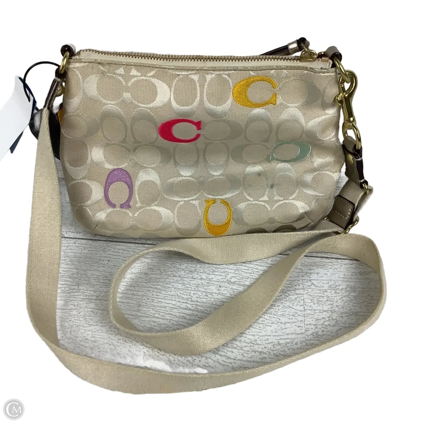 Crossbody Designer By Coach, Size: Small