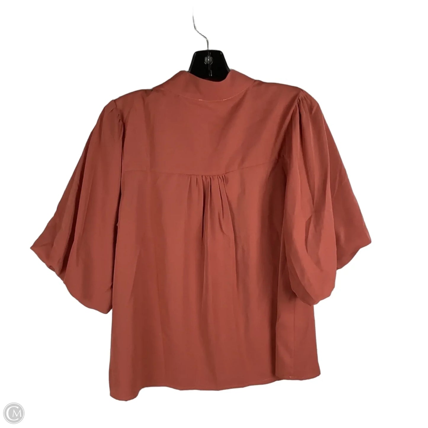 Top Short Sleeve By Cmc In Orange, Size: M