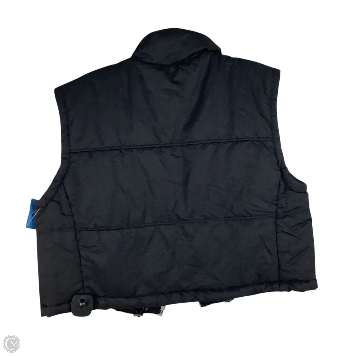 Vest Puffer & Quilted By Thread And Supply In Black, Size: L