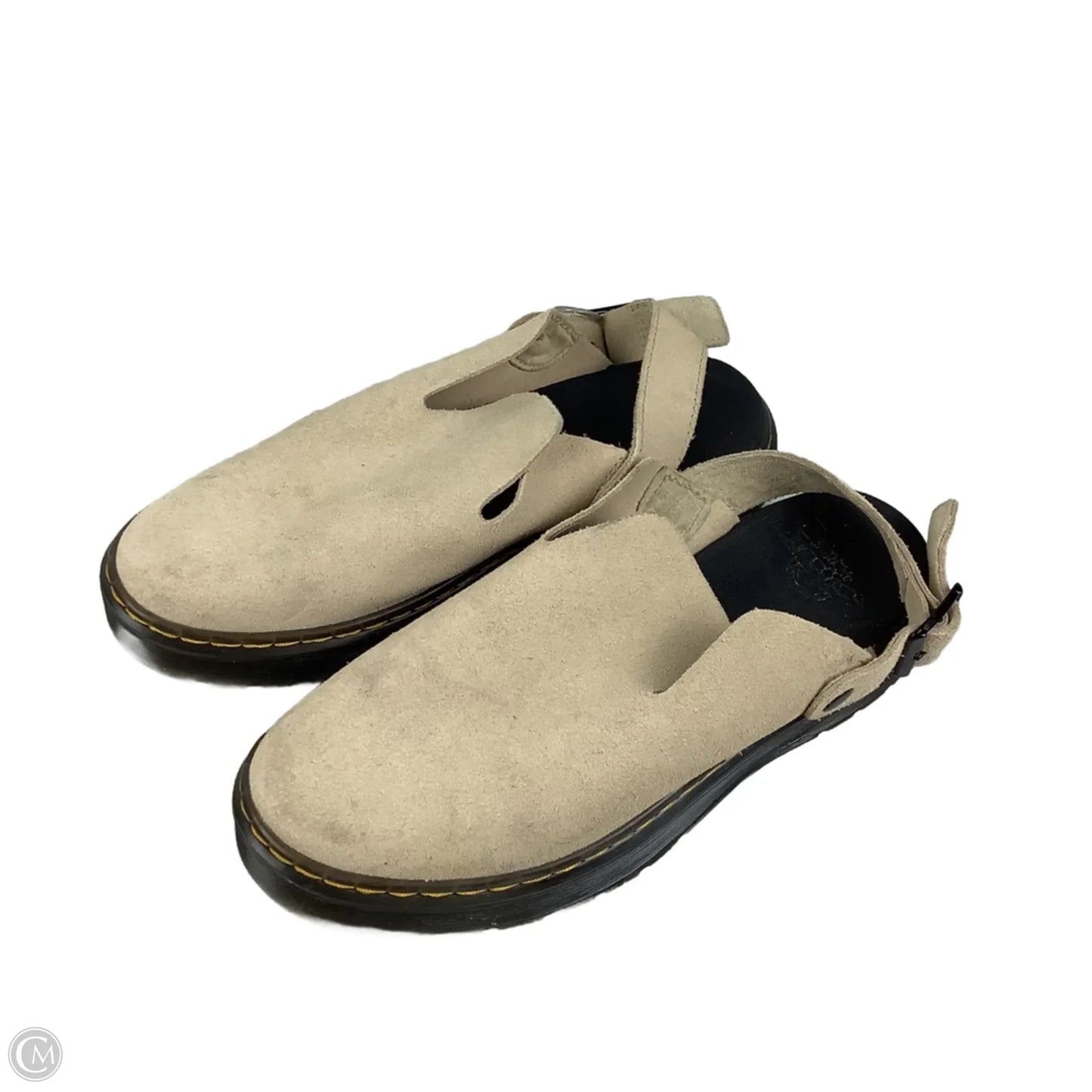 Shoes Flats By Dr Martens In Cream, Size: 8