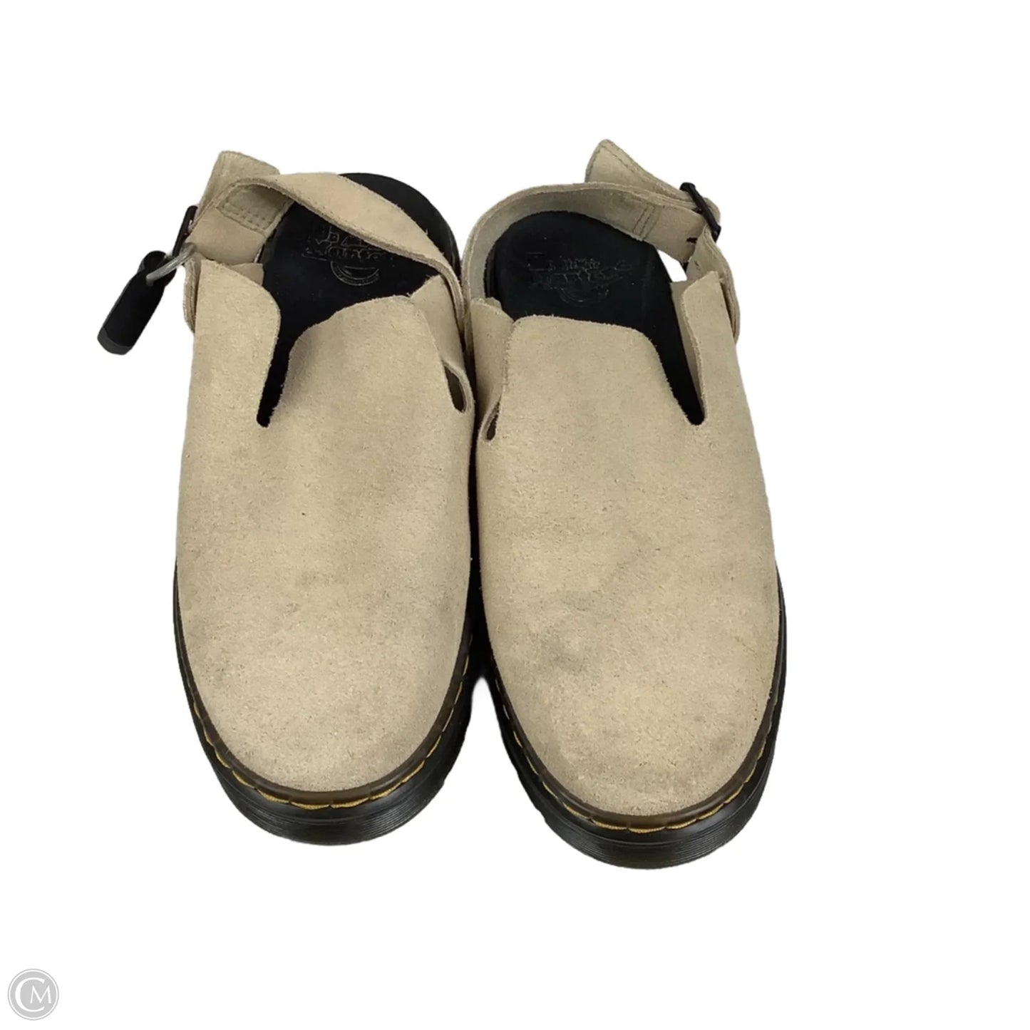 Shoes Flats By Dr Martens In Cream, Size: 8