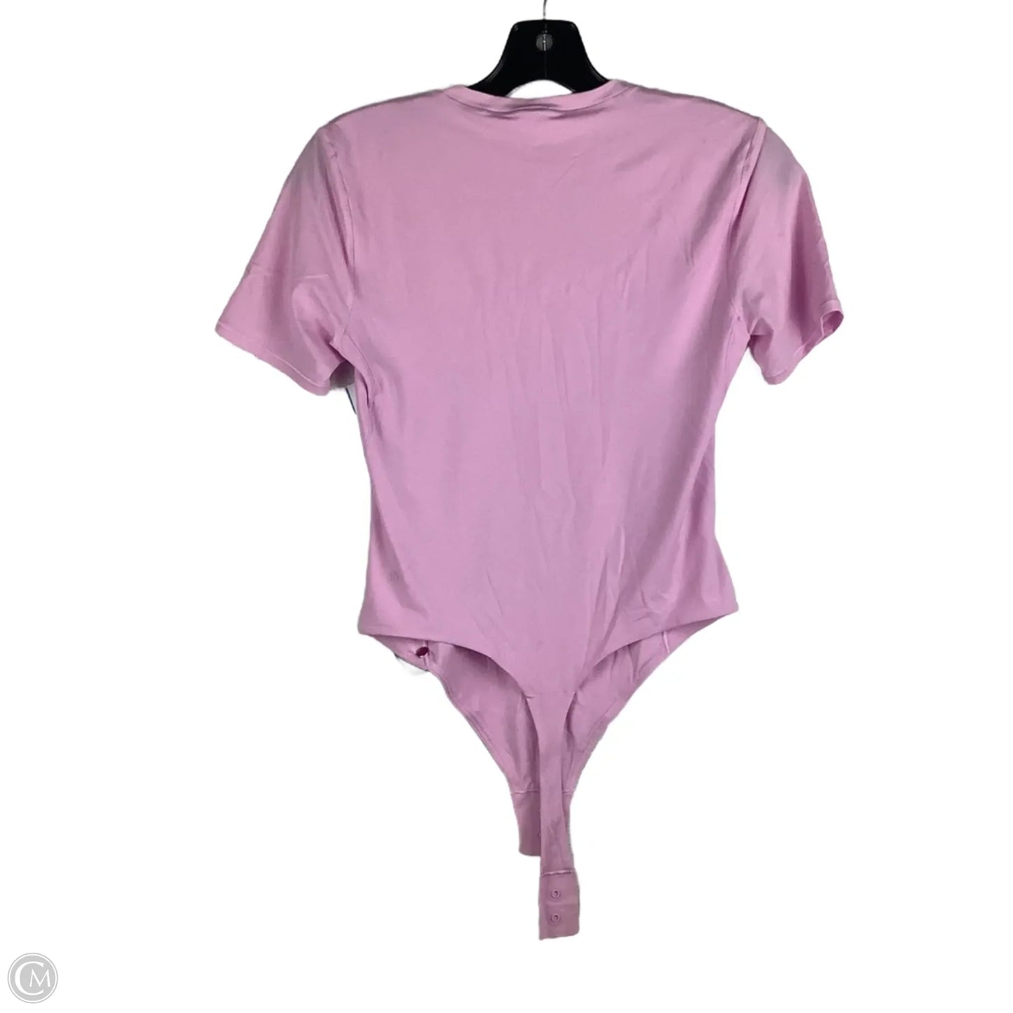 Athletic Top Short Sleeve By Lululemon In Pink, Size: M