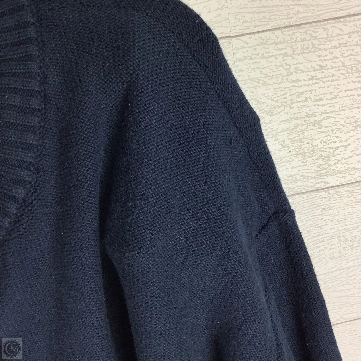 Sweater Cardigan By Quince In Blue, Size: Xl