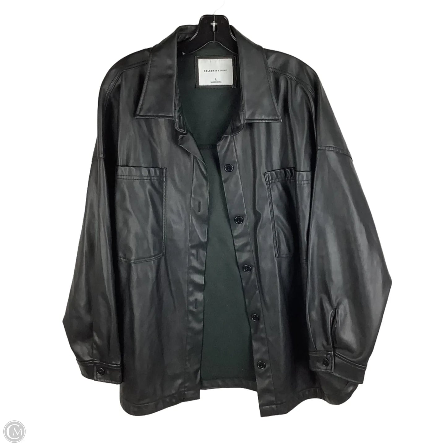 Jacket By Celebrity Pink In Black, Size: L