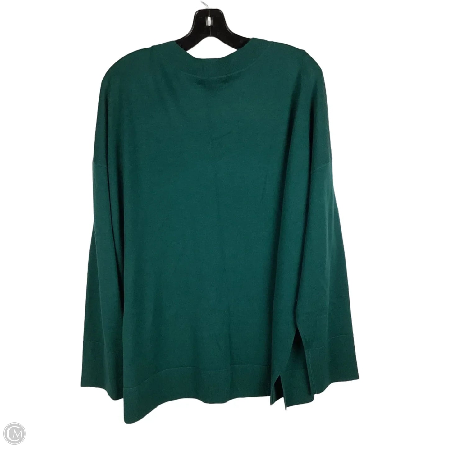 Top Long Sleeve By Banana Republic In Green, Size: Xxl