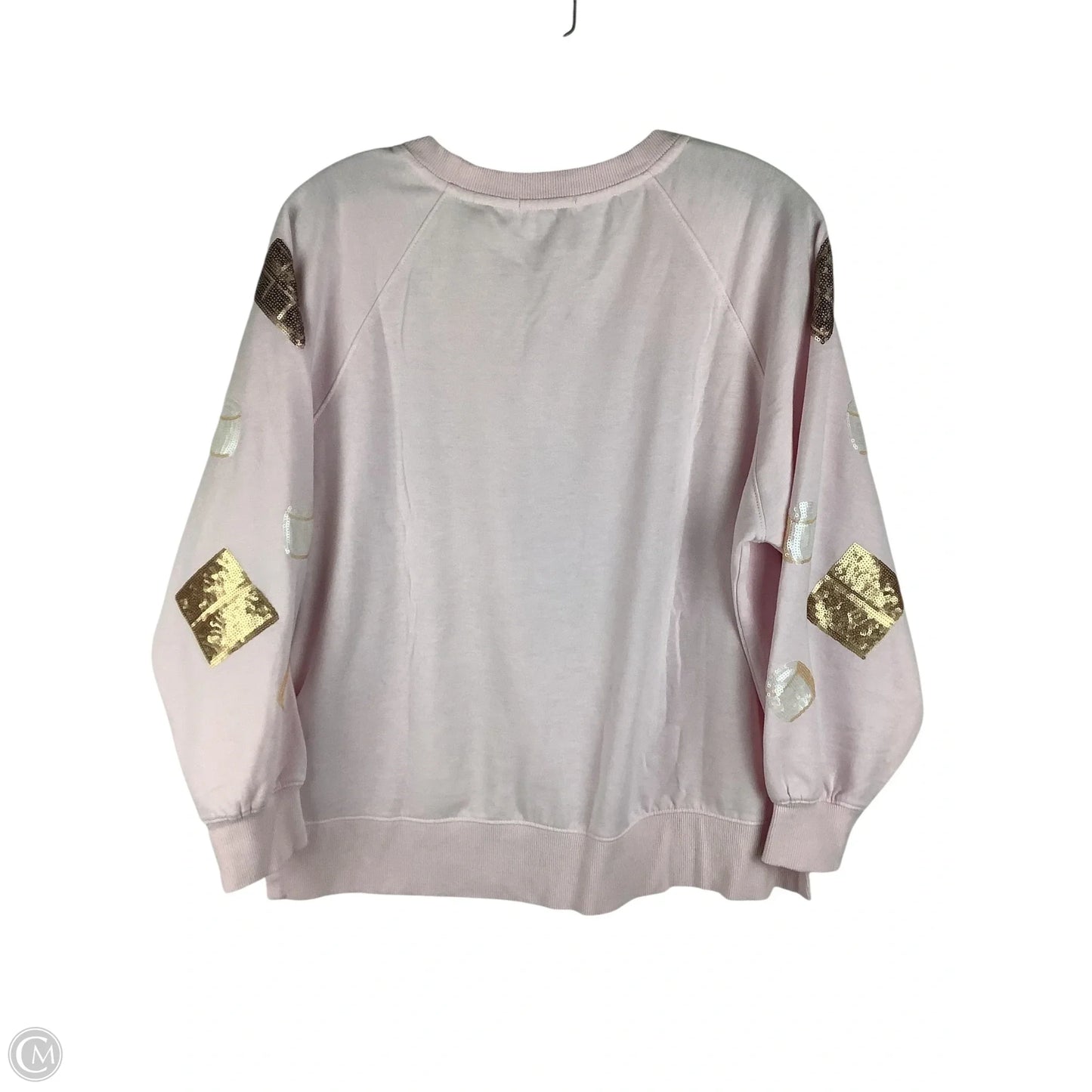 Sweatshirt Crewneck By Mary Square In Pink, Size: M