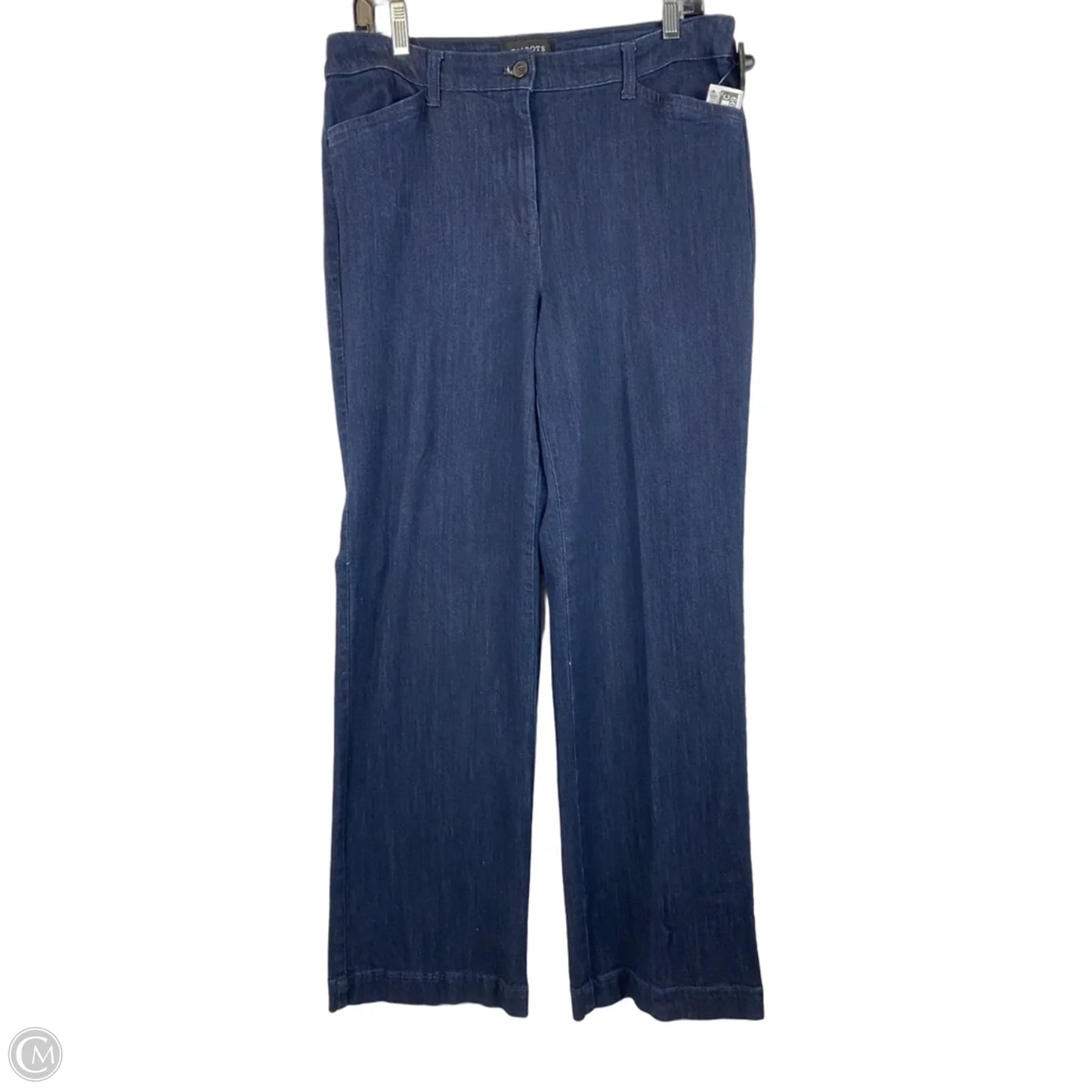 Jeans Straight By Talbots In Blue Denim, Size: 10