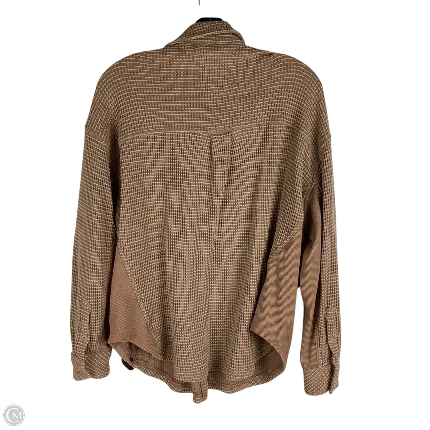 Top Long Sleeve By Aerie In Tan, Size: Xs