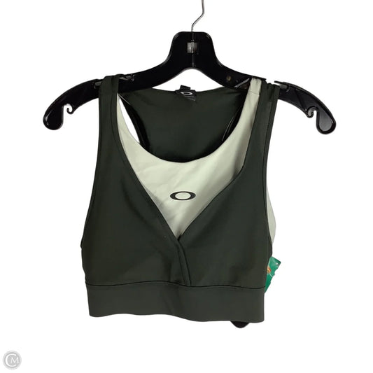 Athletic Bra By Cmc In Green, Size: M