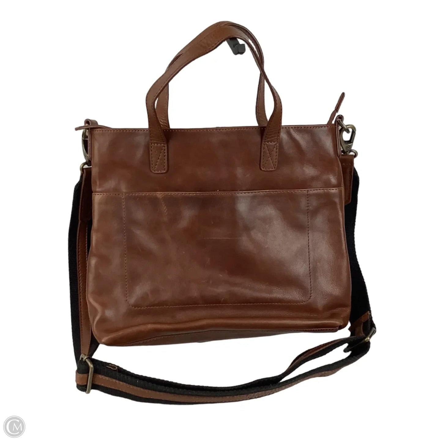 Crossbody Leather By Fatface, Size: Large
