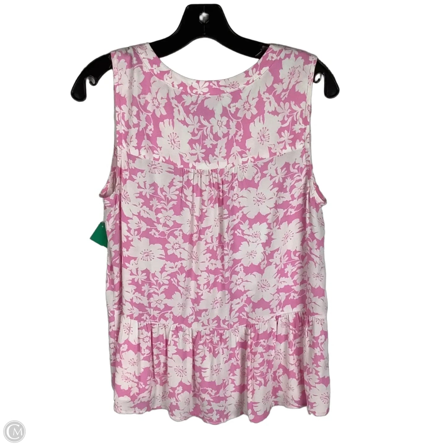 Top Sleeveless By Loft In Pink, Size: S