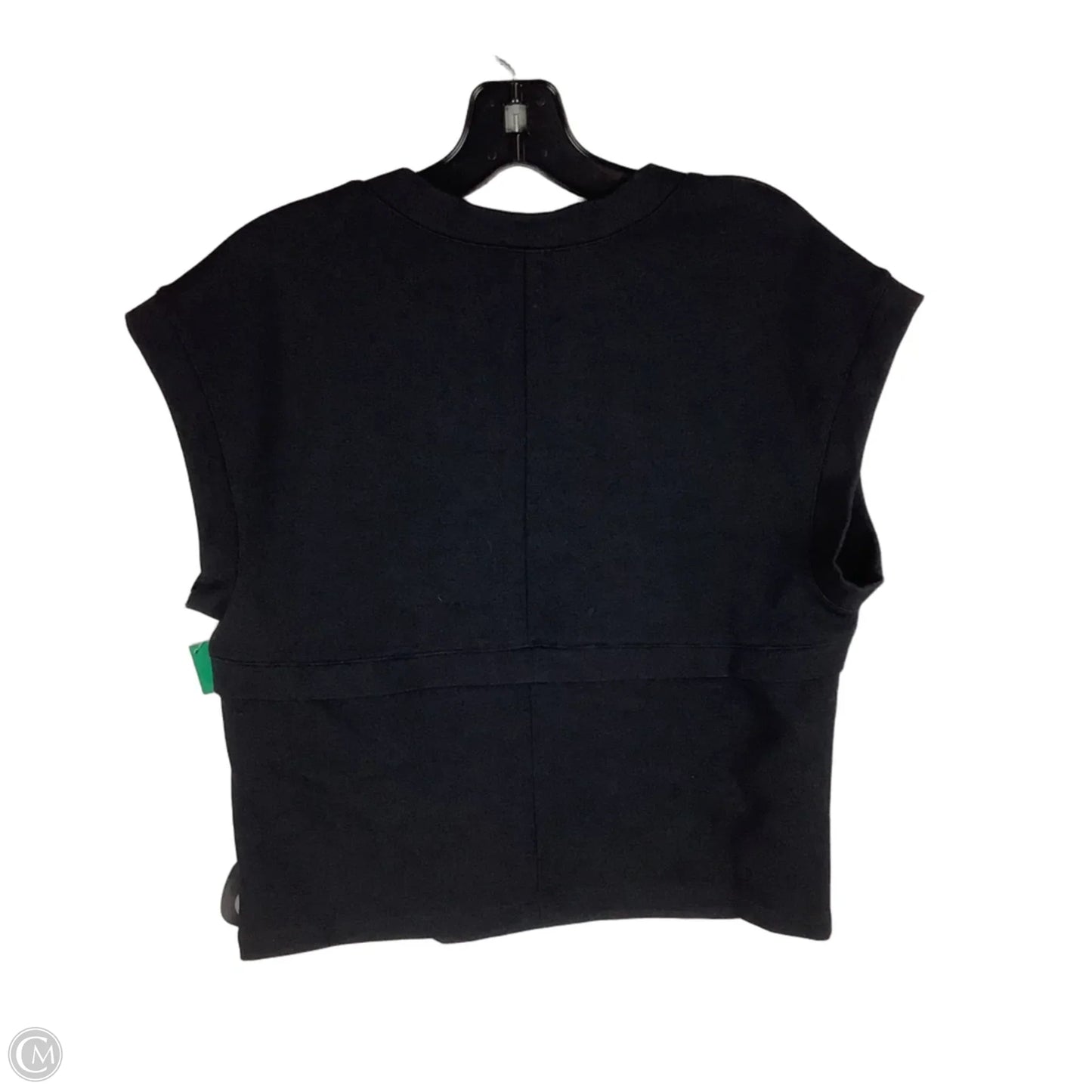 Top Short Sleeve By Maeve In Black, Size: L