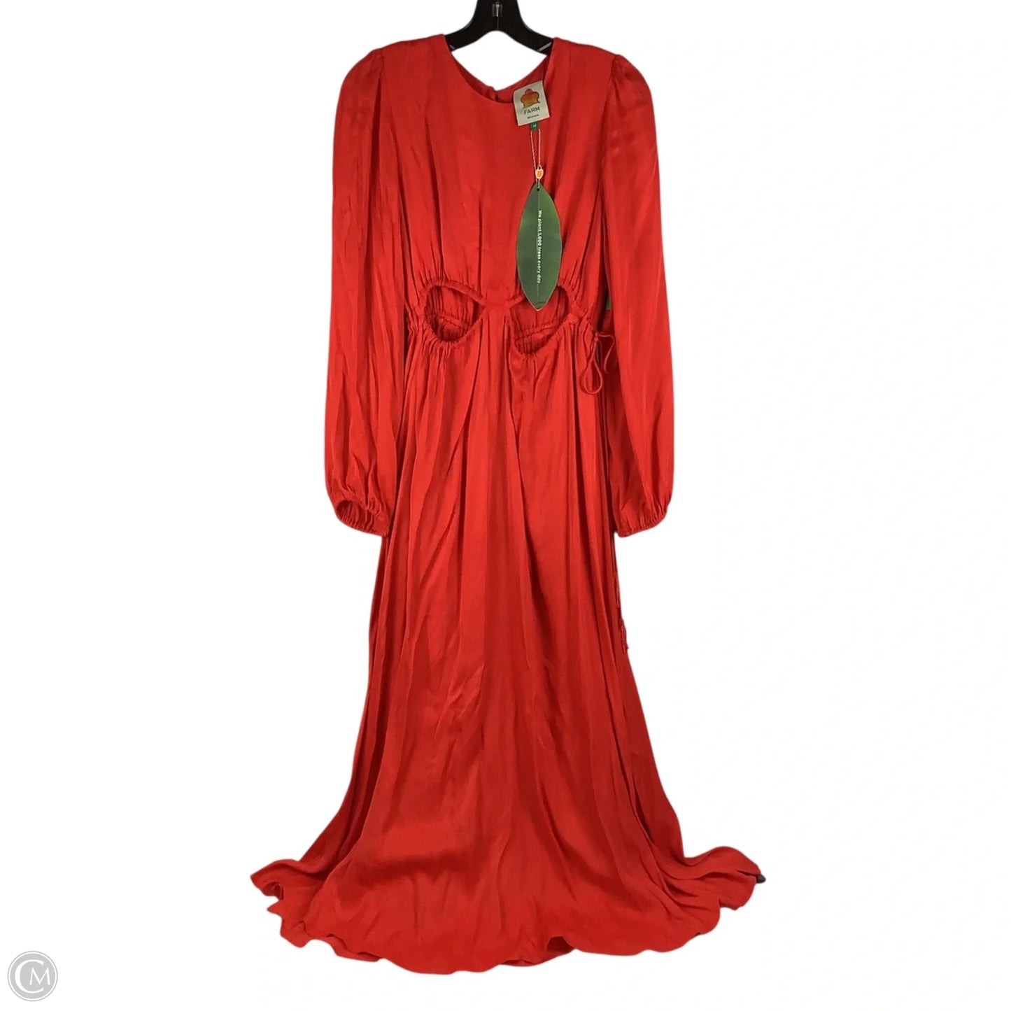 Dress Party Long By Farm Rio In Red, Size: M (AS IS)